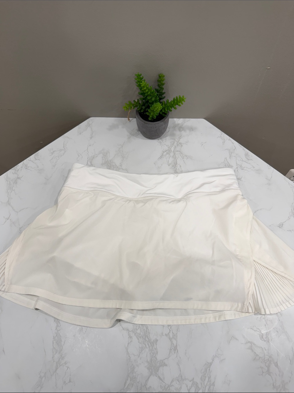 lululemon athletica White Active Skort with Inner Shorts
